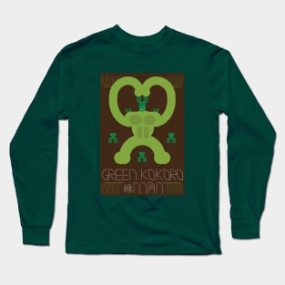 Green Kokoro Man Long Sleeve T-Shirt